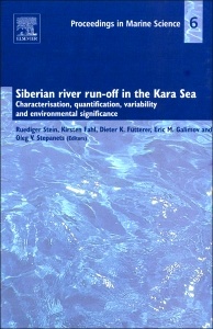 Couverture de l’ouvrage Siberian river run-off in the Kara Sea : Characterization, quantification, variability & environmental significance (Proceedings in marine science series)