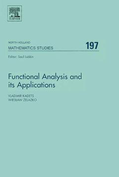 Couverture de l’ouvrage Functional Analysis and its Applications