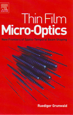 Couverture de l’ouvrage Thin Film Micro-Optics