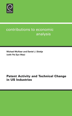 Cover of the book Patent activity and technical change in us industries