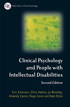 Cover of the book Clinical Psychology and People with Intellectual Disabilities