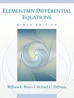 Cover of the book Elementary differential equations