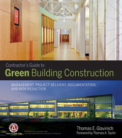 Couverture de l’ouvrage Contractor's Guide to Green Building Construction