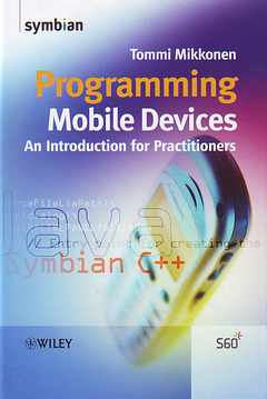 Couverture de l’ouvrage Programming Mobile Devices