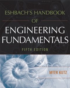 Couverture de l’ouvrage Eshbach's handbook of engineering fundamentals 