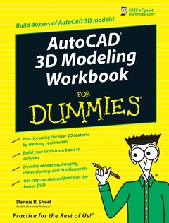 Couverture de l’ouvrage AutoCAD 'X' 3-D modeling workbook for dummies (with DVD)