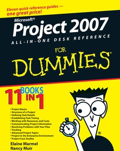 Couverture de l’ouvrage Microsoft (r) project 2007 all-in-one desk reference for dummies(r)
