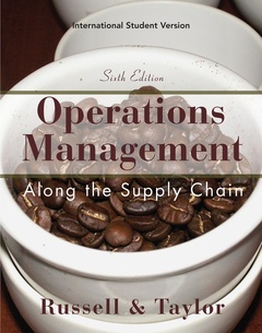 Cover of the book Operations and supply chain management, 6th edition