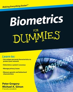 Couverture de l’ouvrage Biometrics for dummies