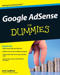 Couverture de l’ouvrage Google adsensetm for dummies