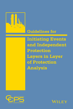 Couverture de l’ouvrage Guidelines for Initiating Events and Independent Protection Layers in Layer of Protection Analysis