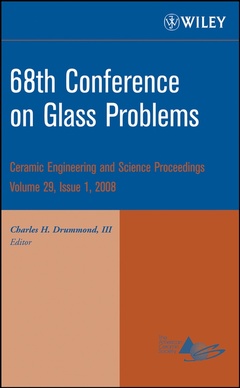 Couverture de l’ouvrage 68th Conference on Glass Problems, Volume 29, Issue 1