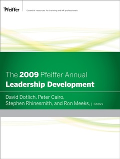 Couverture de l’ouvrage The 2009 pfeiffer annual: leadership development