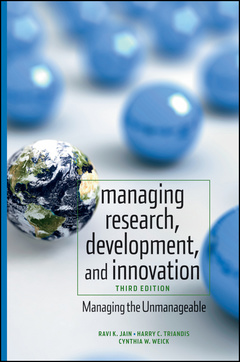 Cover of the book Managing Research, Development and Innovation