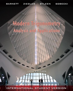 Couverture de l’ouvrage Modern trigonometry: analysis and applications international student version (paperback)