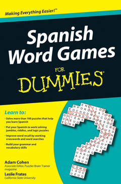 Couverture de l’ouvrage Spanish Word Games For Dummies