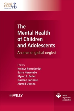 Couverture de l’ouvrage The Mental Health of Children and Adolescents