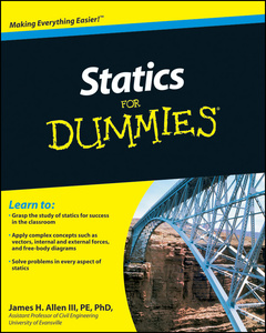Couverture de l’ouvrage Statics For Dummies