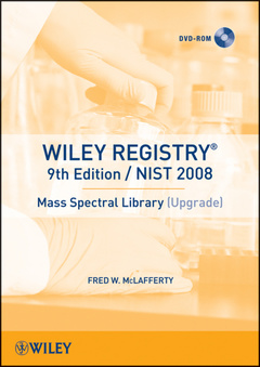 Couverture de l’ouvrage Wiley registry of mass spectral data, 9th ed with NIST 2008 (upgrade) on DVD-ROM