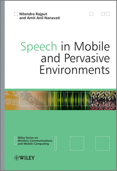 Couverture de l’ouvrage Speech in Mobile and Pervasive Environments