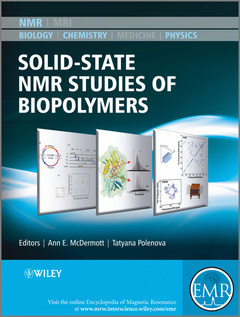 Couverture de l’ouvrage Solid state NMR studies of biopolymers