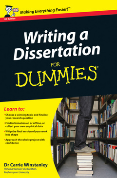 Cover of the book Writing a Dissertation For Dummies