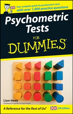 Couverture de l’ouvrage Psychometric Tests For Dummies