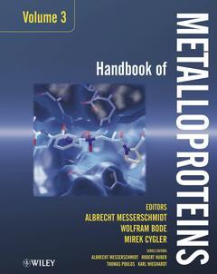 Couverture de l’ouvrage Handbook of metalloproteins. Volume 3