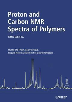 Couverture de l’ouvrage Proton & carbon NMR spectra of polymers (5th Ed. with CD-ROM)