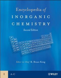 Couverture de l’ouvrage Encyclopedia of Inorganic Chemistry, 10 Volume Set