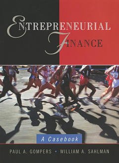 Couverture de l’ouvrage Entrepreneurial Finance