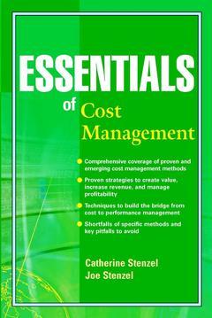 Couverture de l’ouvrage Essentials of cost management