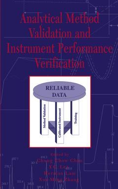 Couverture de l’ouvrage Analytical Method Validation and Instrument Performance Verification