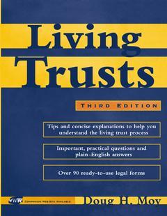 Couverture de l’ouvrage Living Trusts