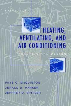 Couverture de l’ouvrage Heating, ventilation & air conditioning 5° ed 2000 + CD-ROM