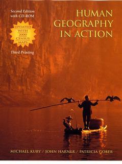 Couverture de l’ouvrage Human geography in action, 2° Ed. (Book+cd), paper