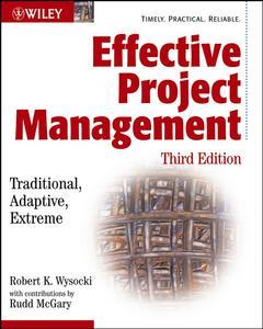 Couverture de l’ouvrage Effective project management (3rd Ed., with CD-ROM)