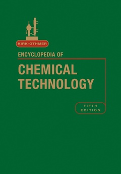 Couverture de l’ouvrage Kirk-Othmer Encyclopedia of Chemical Technology, Volume 6