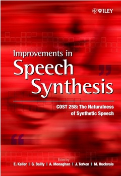 Couverture de l’ouvrage Improvements in Speech Synthesis