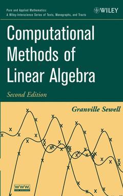 Couverture de l’ouvrage Computational Methods of Linear Algebra