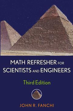 Cover of the book Math Refresher for Scientists and Engineers