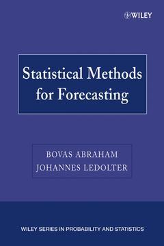Couverture de l’ouvrage Statistical Methods for Forecasting