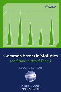 Couverture de l’ouvrage Common errors in statistics (and how to avoid them), (paperback)