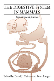 Couverture de l’ouvrage The Digestive System in Mammals
