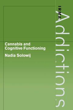 Couverture de l’ouvrage Cannabis and Cognitive Functioning