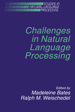 Couverture de l’ouvrage Challenges in Natural Language Processing