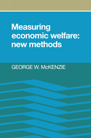 Couverture de l’ouvrage Measuring Economic Welfare