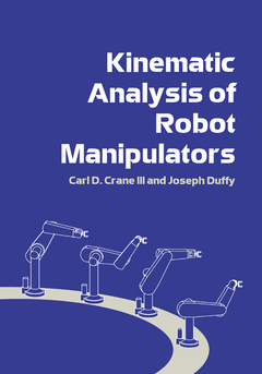 Couverture de l’ouvrage Kinematic Analysis of Robot Manipulators