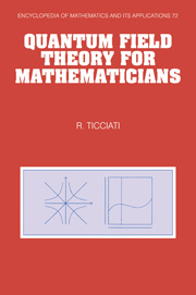Couverture de l’ouvrage Quantum Field Theory for Mathematicians