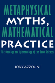 Couverture de l’ouvrage Metaphysical Myths, Mathematical Practice